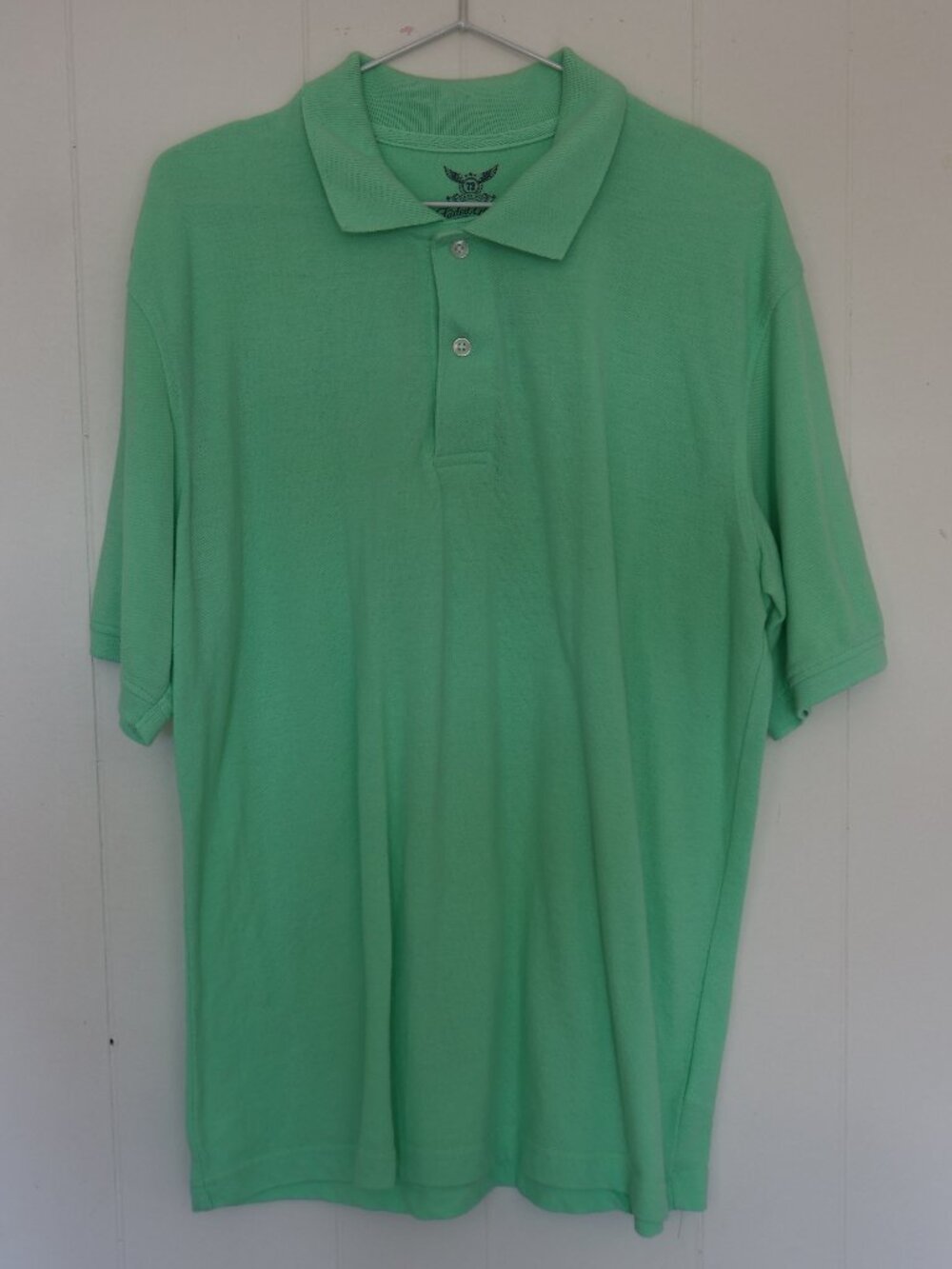 💛 2 for $15 💛 Faded Glory Mint Green Polo Shirt Short Sleeve (Men’s M)